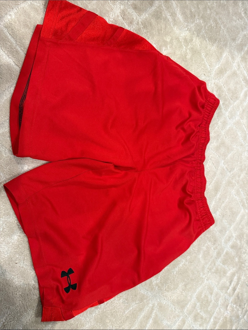 Under Armour Bright Red Men's Athletic Shorts